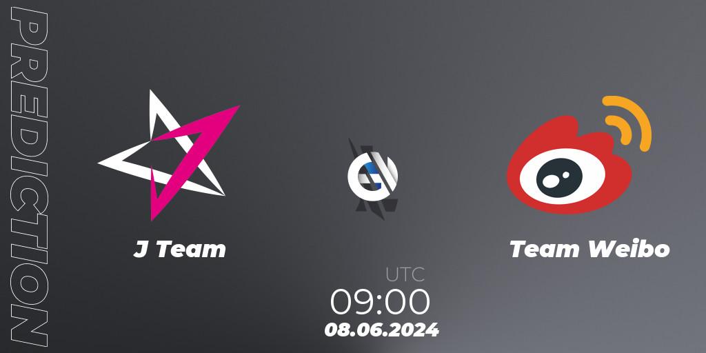 J Team vs Team Weibo: Match Prediction. 08.06.2024 at 09:00, Wild Rift, Wild Rift Super League Summer 2024 - 5v5 Tournament Group Stage