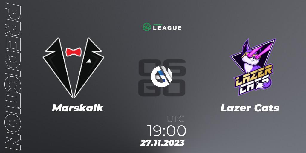 Marskalk vs Lazer Cats: Match Prediction. 27.11.2023 at 19:00, Counter-Strike (CS2), ESEA Season 47: Advanced Division - Europe