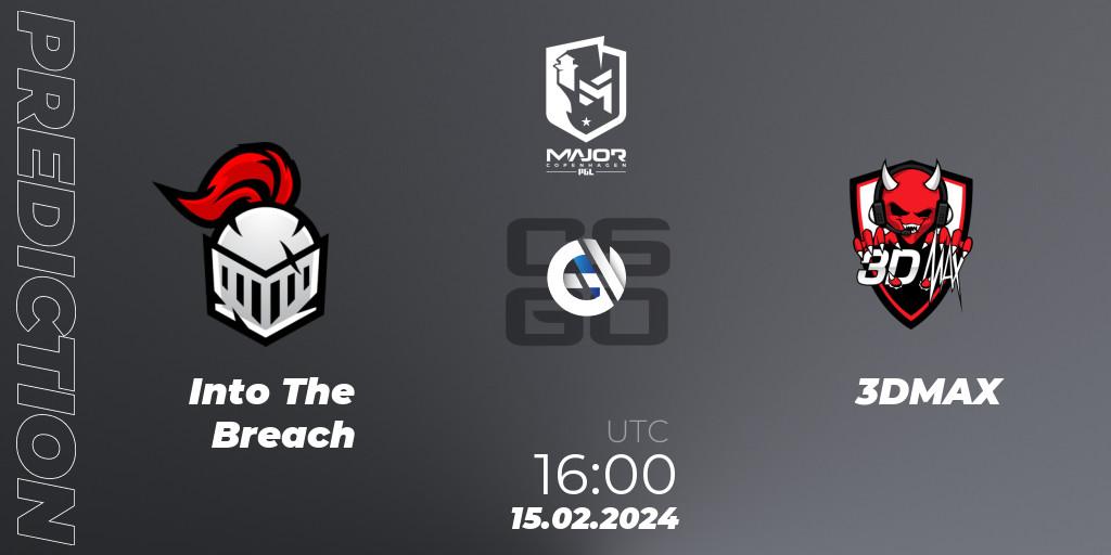 Into The Breach vs 3DMAX: Match Prediction. 15.02.24, CS2 (CS:GO), PGL CS2 Major Copenhagen 2024 Europe RMR
