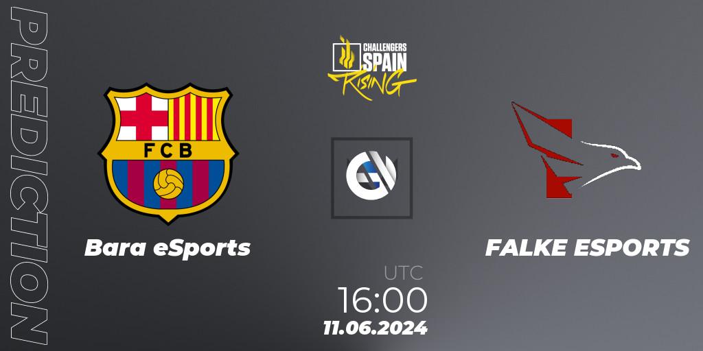 Barça eSports vs FALKE ESPORTS: Match Prediction. 11.06.2024 at 18:00, VALORANT, VALORANT Challengers 2024 Spain: Rising Split 2