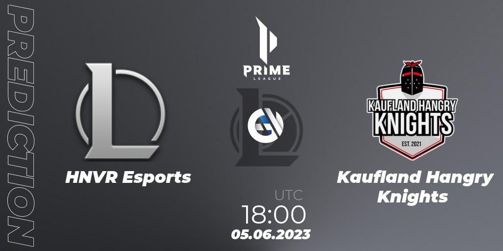 HNVR Esports vs Kaufland Hangry Knights: Match Prediction. 05.06.2023 at 18:00, LoL, Prime League 2nd Division Summer 2023