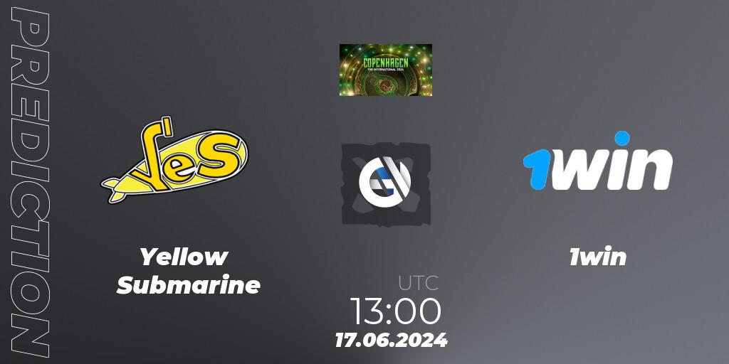Yellow Submarine vs 1win: Match Prediction. 17.06.2024 at 14:20, Dota 2, The International 2024: Eastern Europe Closed Qualifier