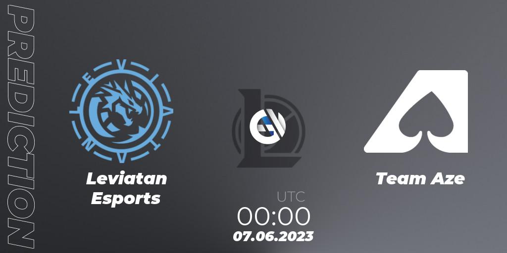 Leviatan Esports vs Team Aze: Match Prediction. 07.06.23, LoL, LLA Closing 2023 - Group Stage