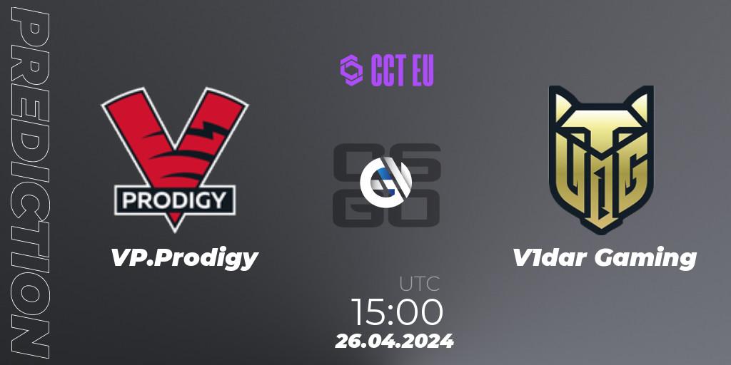 VP.Prodigy vs V1dar Gaming: Match Prediction. 26.04.24, CS2 (CS:GO), CCT Season 2 Europe Series 2 Closed Qualifier