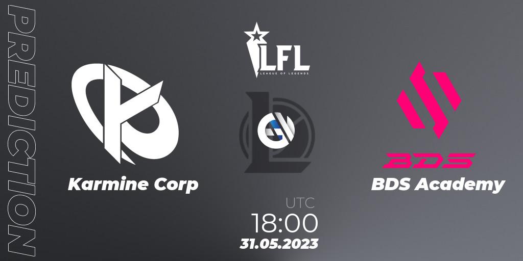 Karmine Corp vs BDS Academy: Match Prediction. 31.05.2023 at 18:00, LoL, LFL Summer 2023 - Group Stage