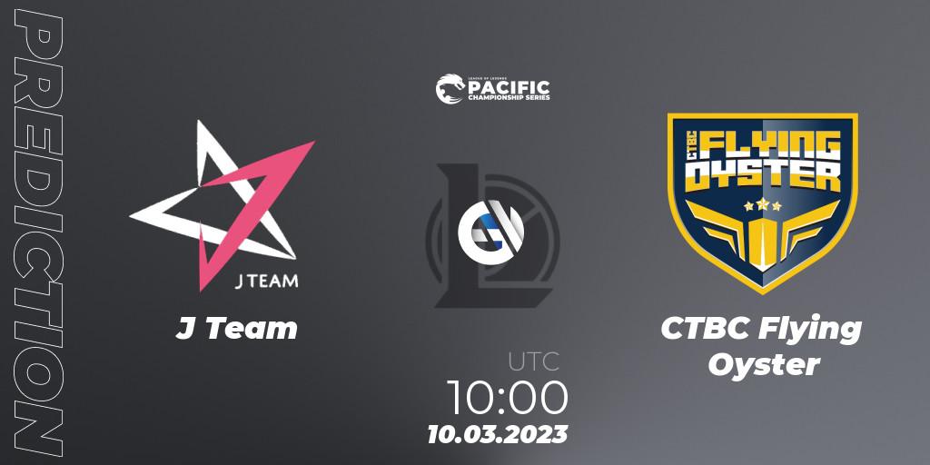 J Team vs CTBC Flying Oyster: Match Prediction. 10.03.23, LoL, PCS Spring 2023 - Group Stage