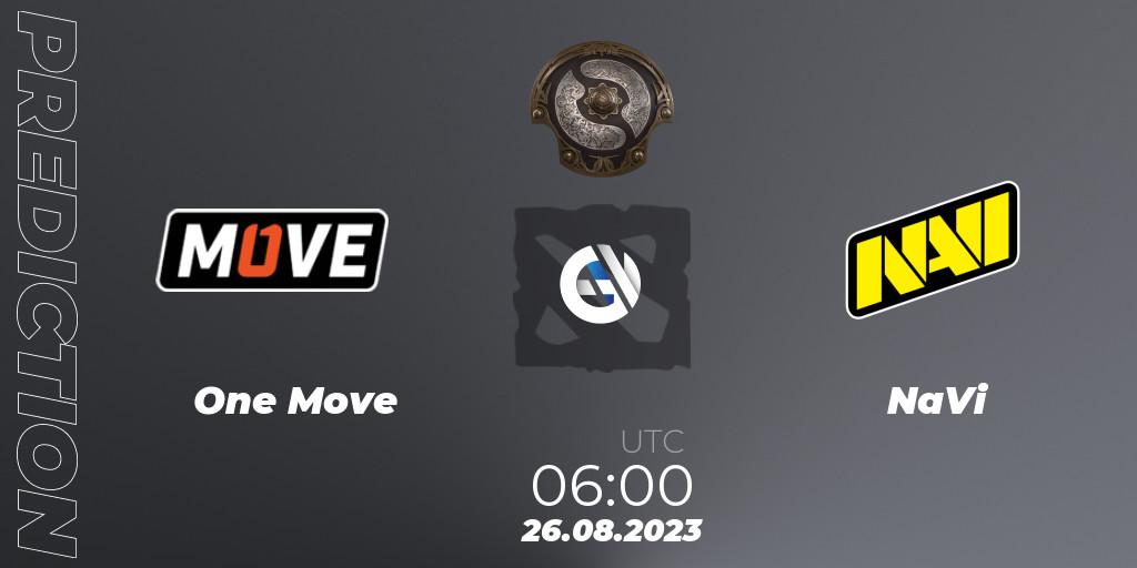 One Move vs NaVi: Match Prediction. 26.08.23, Dota 2, The International 2023 - Eastern Europe Qualifier