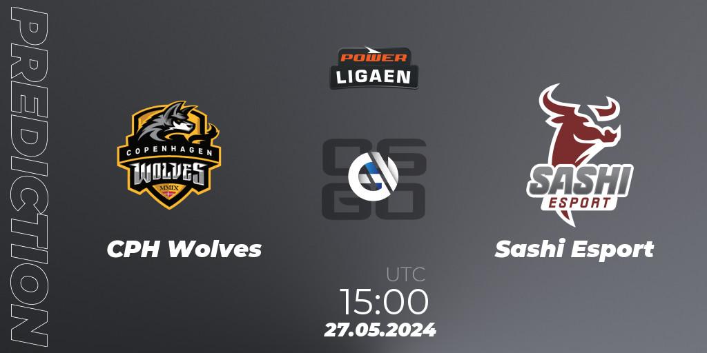 CPH Wolves vs Sashi Esport: Match Prediction. 27.05.2024 at 15:00, Counter-Strike (CS2), Dust2.dk Ligaen Season 26
