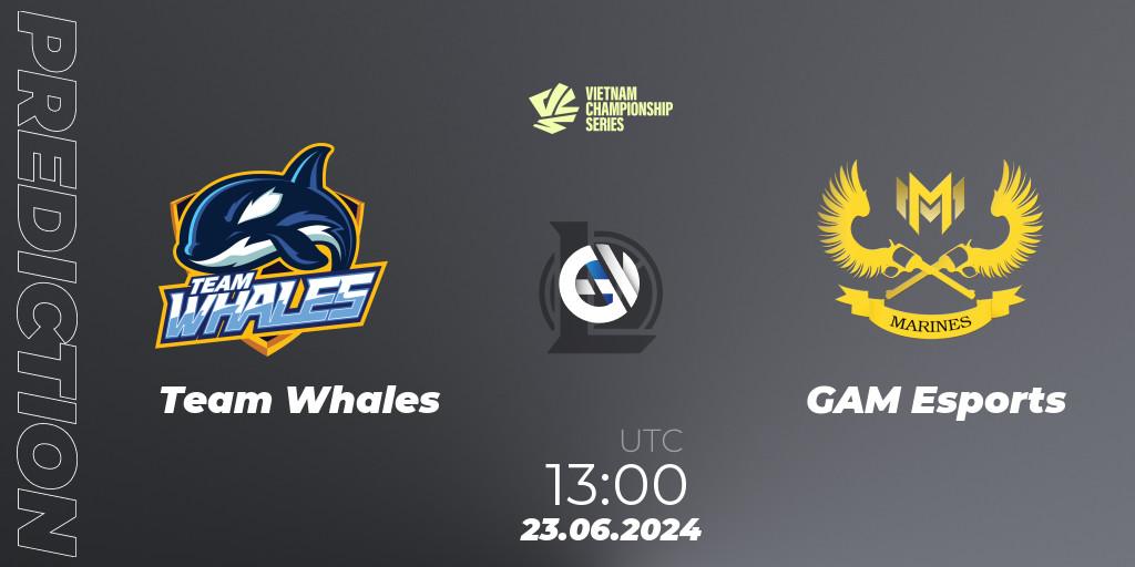 Team Whales vs GAM Esports: Match Prediction. 19.07.2024 at 13:00, LoL, VCS Summer 2024 - Group Stage