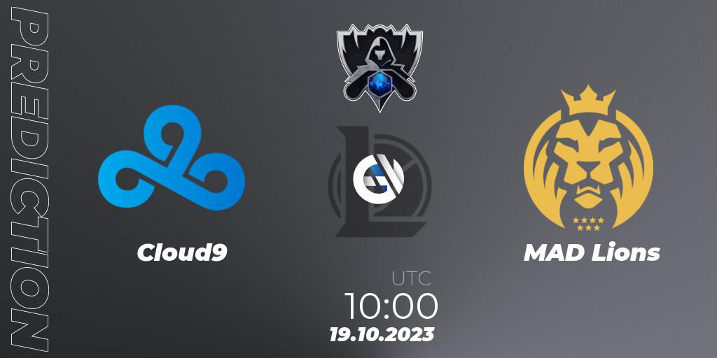 Cloud9 vs MAD Lions: Match Prediction. 19.10.23, LoL, Worlds 2023 LoL - Group Stage