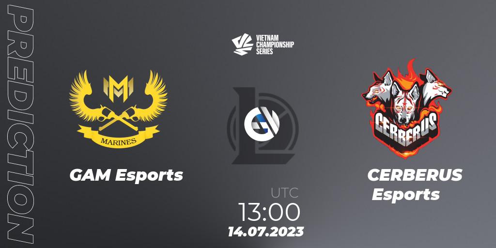 GAM Esports vs CERBERUS Esports: Match Prediction. 14.07.2023 at 13:00, LoL, VCS Dusk 2023