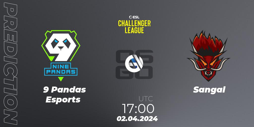9 Pandas Esports vs Sangal: Match Prediction. 02.04.2024 at 17:00, Counter-Strike (CS2), ESL Challenger League Season 47: Europe