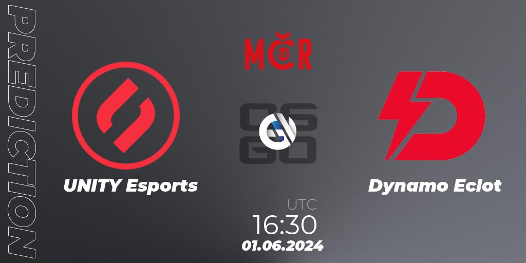 UNITY Esports vs Dynamo Eclot: Match Prediction. 01.06.2024 at 16:00, Counter-Strike (CS2), Tipsport Cup Spring 2024