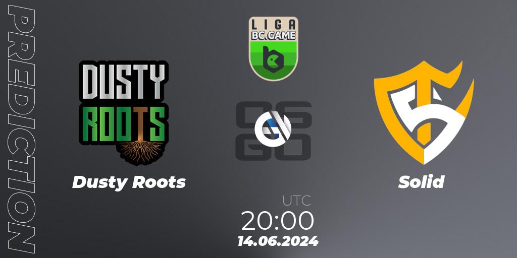 Dusty Roots vs Solid: Match Prediction. 14.06.2024 at 20:00, Counter-Strike (CS2), Dust2 Brasil Liga Season 3