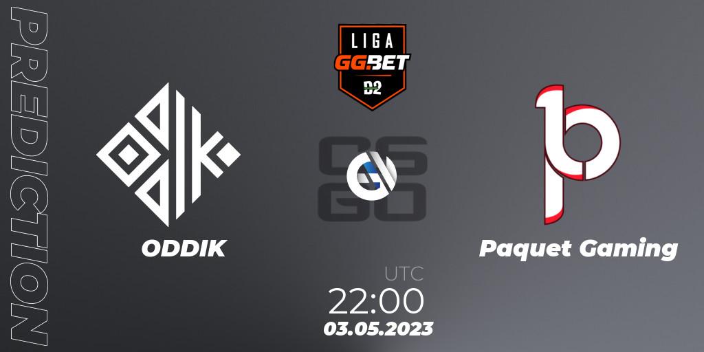 ODDIK vs Paquetá Gaming: Match Prediction. 06.05.2023 at 00:00, Counter-Strike (CS2), Dust2 Brasil Liga Season 1
