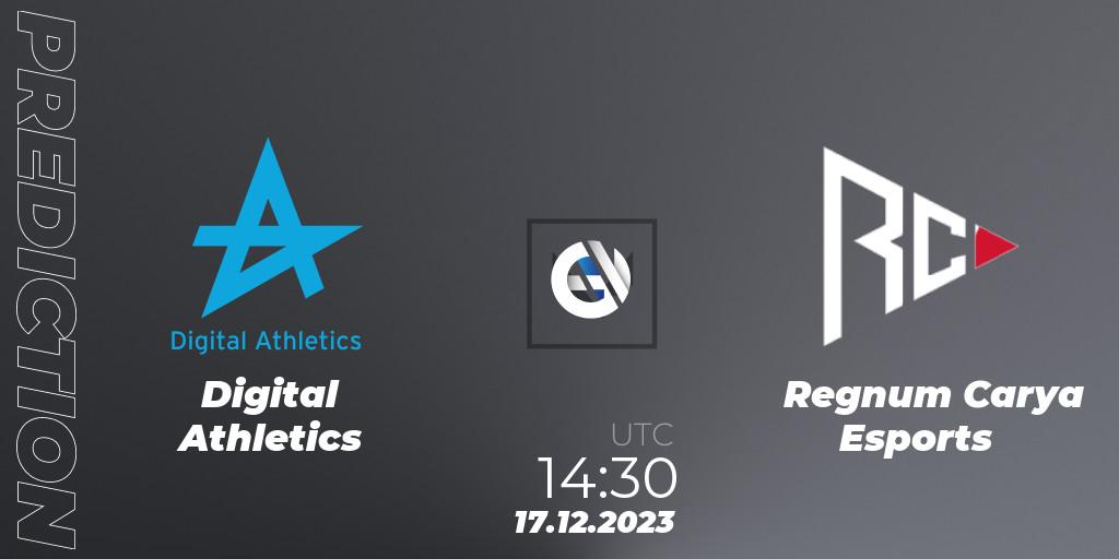 Digital Athletics vs Regnum Carya Esports: Match Prediction. 17.12.23, VALORANT, Open Fire All Stars 2023