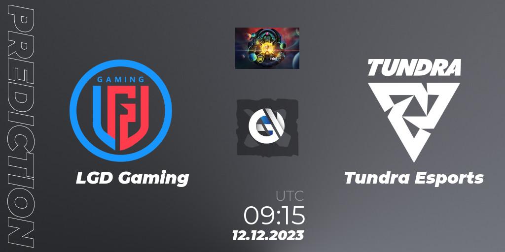 LGD Gaming vs Tundra Esports: Match Prediction. 12.12.2023 at 09:34, Dota 2, ESL One - Kuala Lumpur 2023