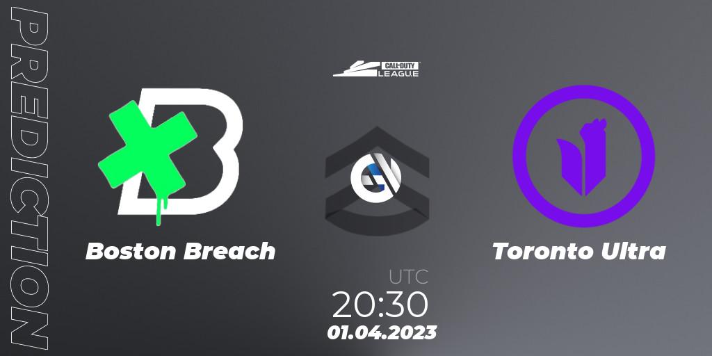Boston Breach vs Toronto Ultra: Match Prediction. 01.04.2023 at 20:30, Call of Duty, Call of Duty League 2023: Stage 4 Major Qualifiers