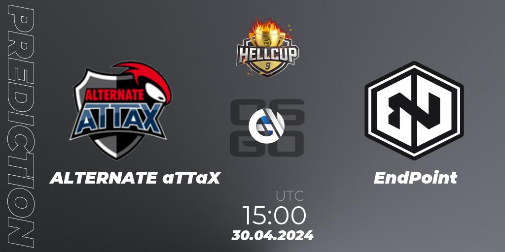 ALTERNATE aTTaX vs EndPoint: Match Prediction. 30.04.2024 at 15:00, Counter-Strike (CS2), HellCup #9