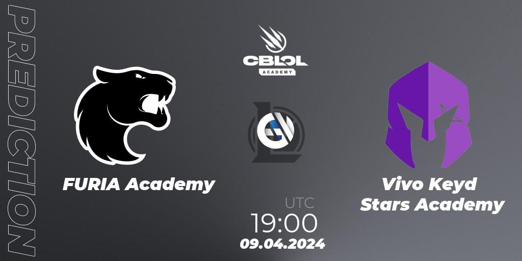 FURIA Academy vs Vivo Keyd Stars Academy: Match Prediction. 09.04.2024 at 19:00, LoL, CBLOL Academy Split 1 2024