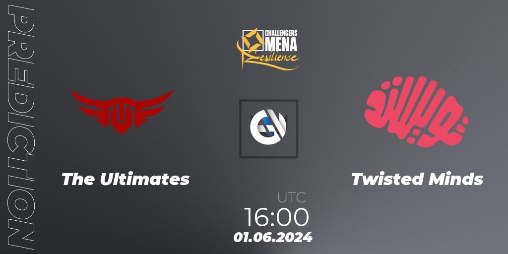The Ultimates vs Twisted Minds: Match Prediction. 01.06.2024 at 16:00, VALORANT, VALORANT Challengers 2024 MENA: Resilience Split 2 - GCC and Iraq