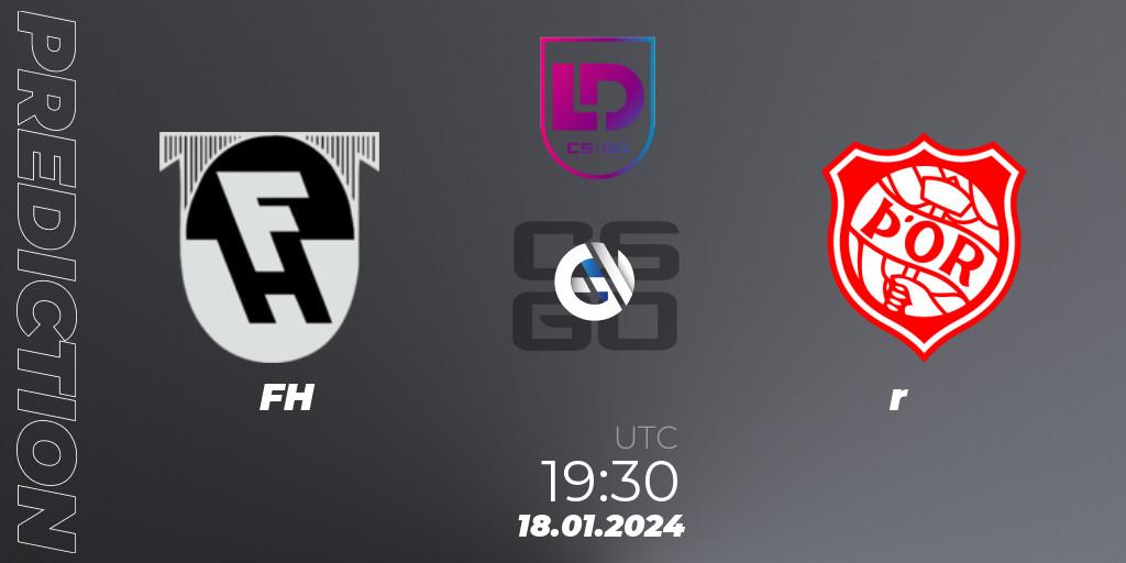 FH vs Þór: Match Prediction. 18.01.24, CS2 (CS:GO), Icelandic Esports League Season 8: Regular Season
