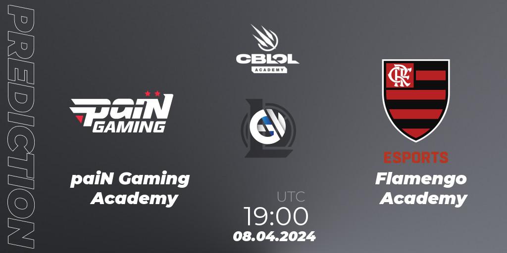 paiN Gaming Academy vs Flamengo Academy: Match Prediction. 08.04.2024 at 19:00, LoL, CBLOL Academy Split 1 2024