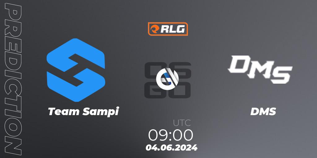 Team Sampi vs DMS: Match Prediction. 04.06.2024 at 09:00, Counter-Strike (CS2), RES European Series #5