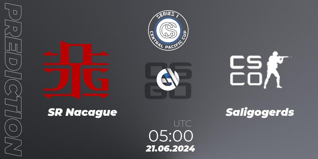 SR Nacague vs Saligogerds: Match Prediction. 21.06.2024 at 09:00, Counter-Strike (CS2), Central Pacific Cup: Series 1