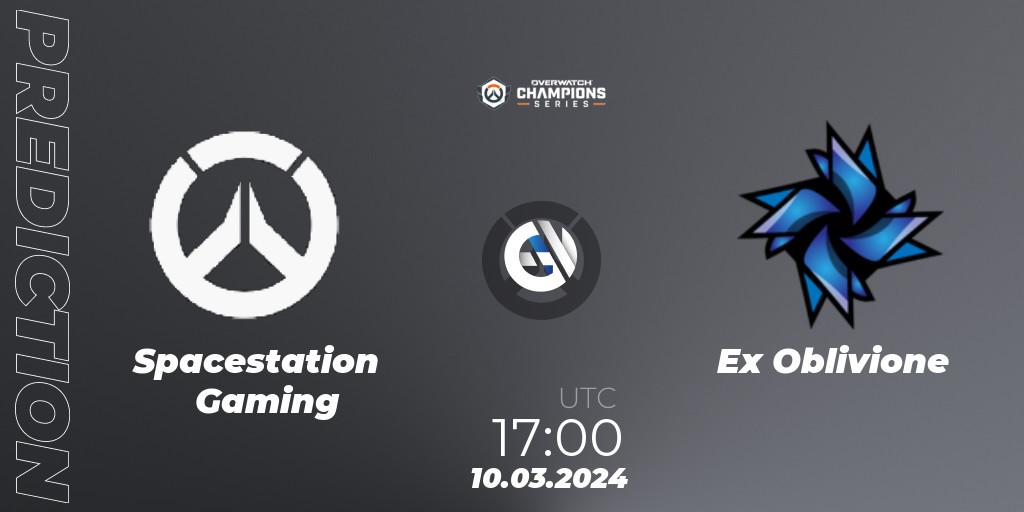 Spacestation Gaming vs Ex Oblivione: Match Prediction. 10.03.2024 at 16:00, Overwatch, Overwatch Champions Series 2024 - EMEA Stage 1 Group Stage