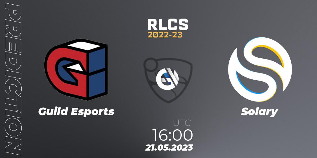 Guild Esports vs Solary: Match Prediction. 21.05.2023 at 16:00, Rocket League, RLCS 2022-23 - Spring: Europe Regional 2 - Spring Cup: Closed Qualifier