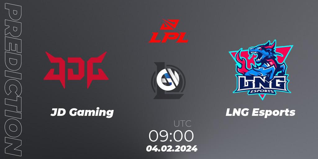 JD Gaming vs LNG Esports: Match Prediction. 04.02.24, LoL, LPL Spring 2024 - Group Stage