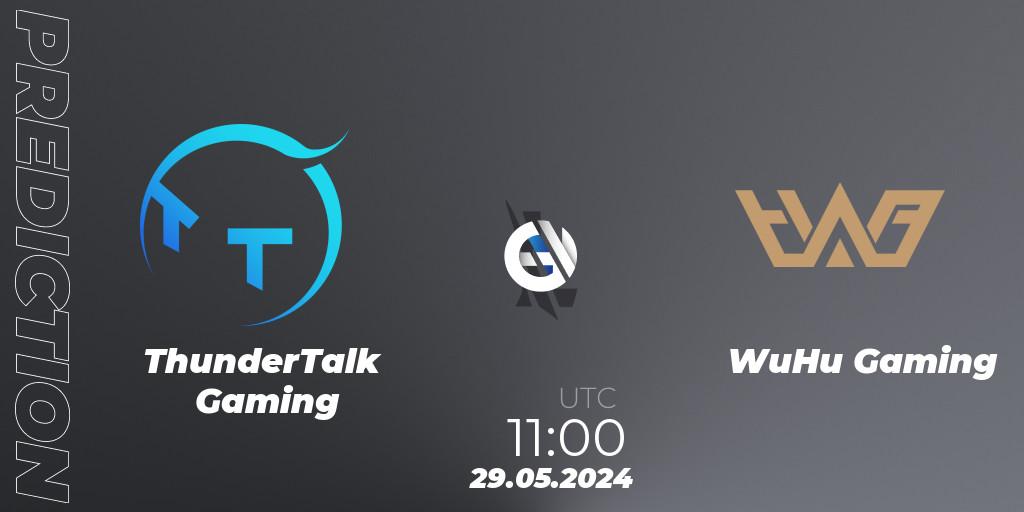 ThunderTalk Gaming vs WuHu Gaming: Match Prediction. 29.05.2024 at 11:00, Wild Rift, Wild Rift Super League Summer 2024 - 5v5 Tournament Group Stage