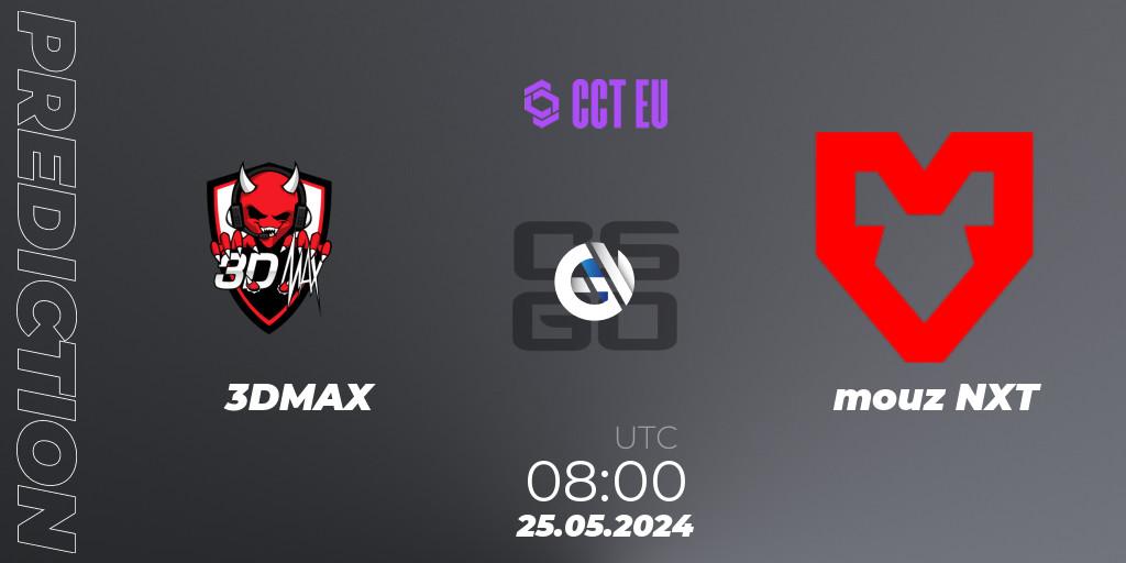 3DMAX vs mouz NXT: Match Prediction. 25.05.2024 at 08:00, Counter-Strike (CS2), CCT Season 2 European Series #3