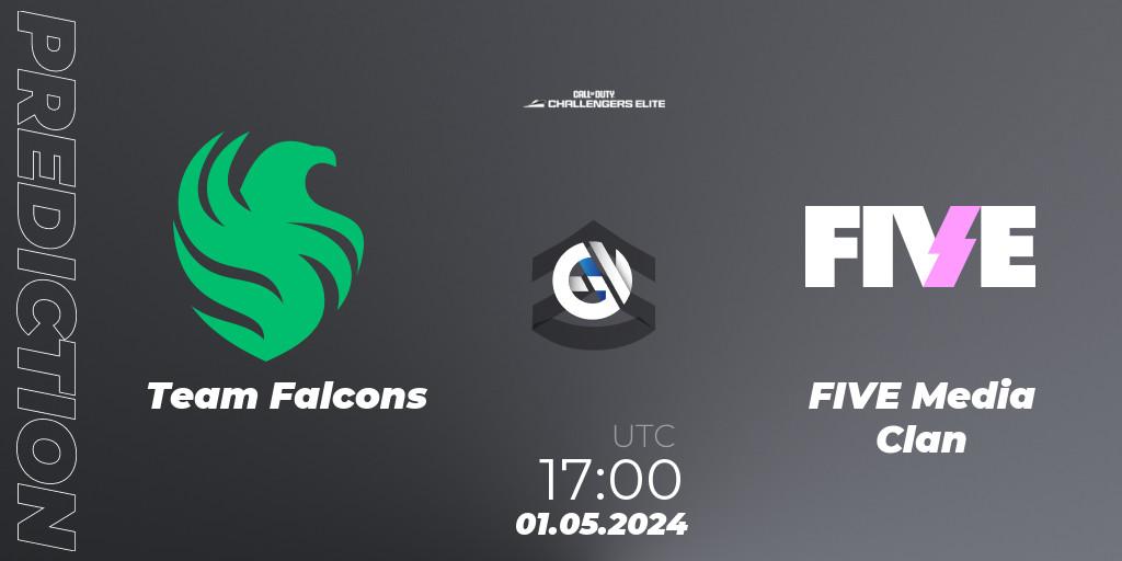 Team Falcons vs FIVE Media Clan: Match Prediction. 01.05.2024 at 17:00, Call of Duty, Call of Duty Challengers 2024 - Elite 2: EU