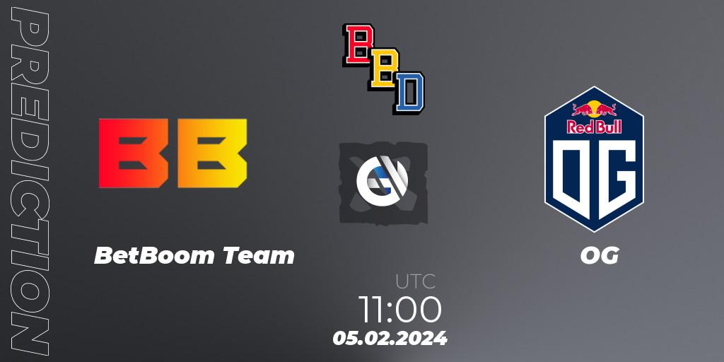BetBoom Team vs OG: Match Prediction. 05.02.2024 at 09:06, Dota 2, BetBoom Dacha Dubai 2024