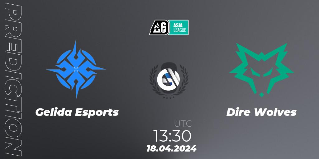 Gelida Esports vs Dire Wolves: Match Prediction. 18.04.24, Rainbow Six, Asia League 2024 - Stage 1