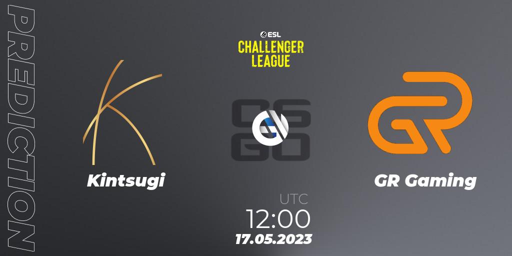 Kintsugi vs GR Gaming: Match Prediction. 17.05.23, CS2 (CS:GO), ESL Challenger League Season 45: Asia-Pacific