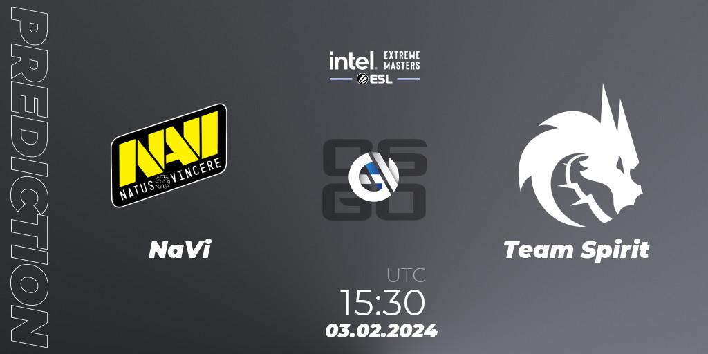 NaVi vs Team Spirit: Match Prediction. 03.02.24, CS2 (CS:GO), IEM Katowice 2024