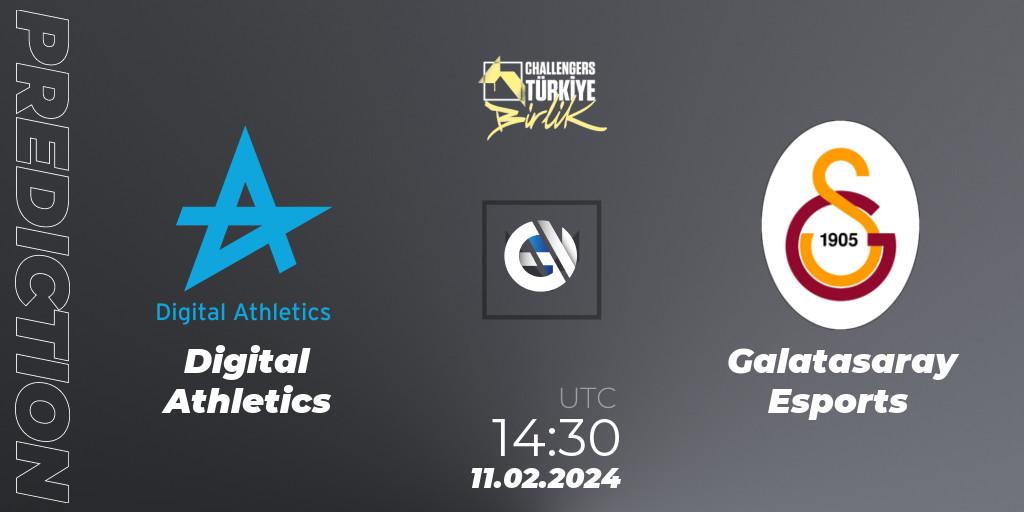 Digital Athletics vs Galatasaray Esports: Match Prediction. 11.02.24, VALORANT, VALORANT Challengers 2024 Turkey: Birlik Split 1