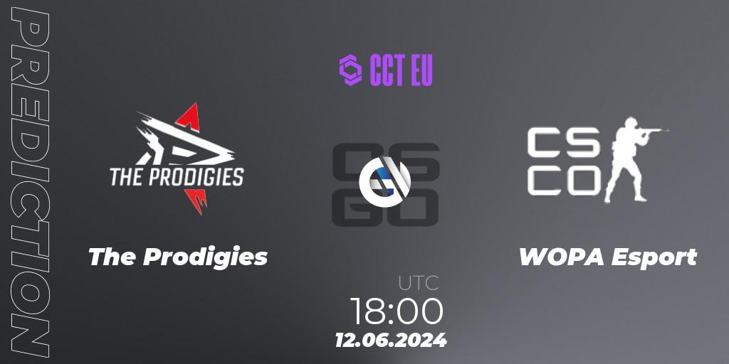 The Prodigies vs WOPA Esport: Match Prediction. 12.06.2024 at 18:00, Counter-Strike (CS2), CCT Season 2 European Series #6 Play-In