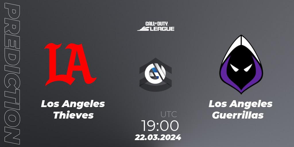 Los Angeles Thieves vs Los Angeles Guerrillas: Match Prediction. 22.03.2024 at 19:00, Call of Duty, Call of Duty League 2024: Stage 2 Major