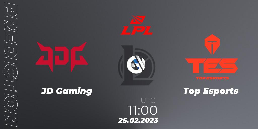 JD Gaming vs Top Esports: Match Prediction. 25.02.2023 at 12:10, LoL, LPL Spring 2023 - Group Stage