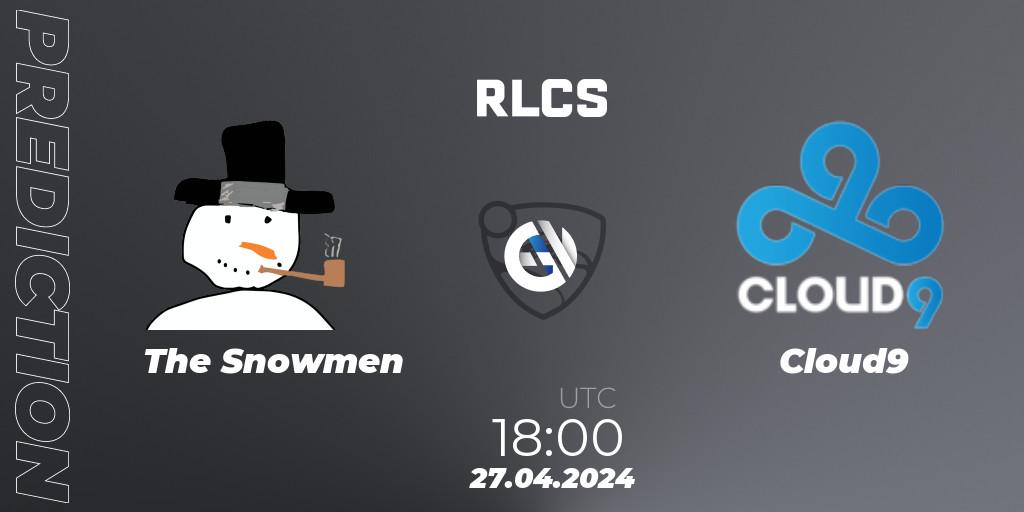 The Snowmen vs Cloud9: Match Prediction. 27.04.24, Rocket League, RLCS 2024 - Major 2: NA Open Qualifier 4
