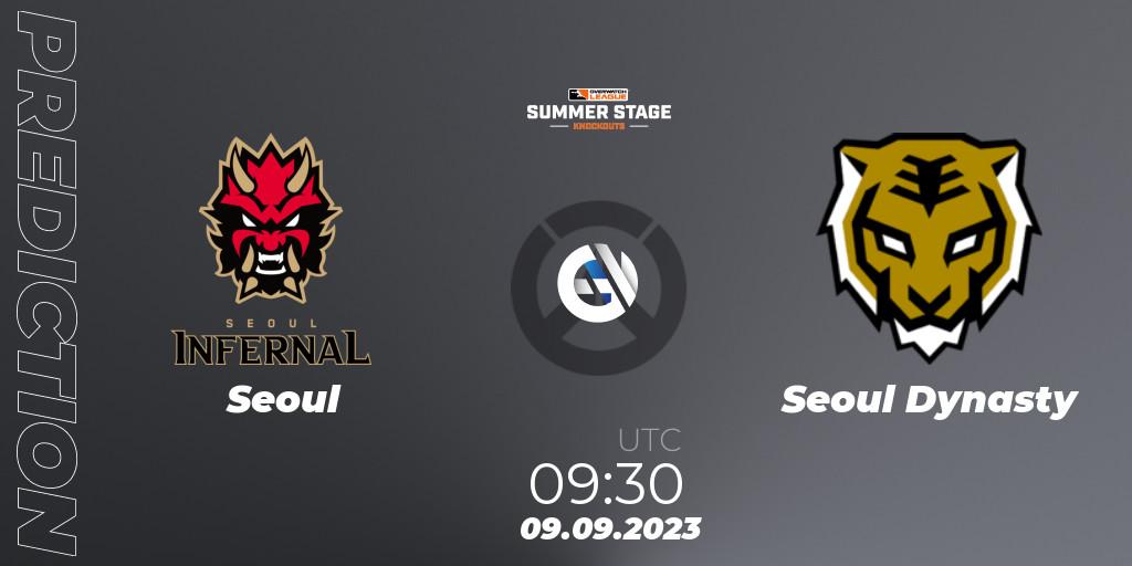 Seoul vs Seoul Dynasty: Match Prediction. 09.09.23, Overwatch, Overwatch League 2023 - Summer Stage Knockouts