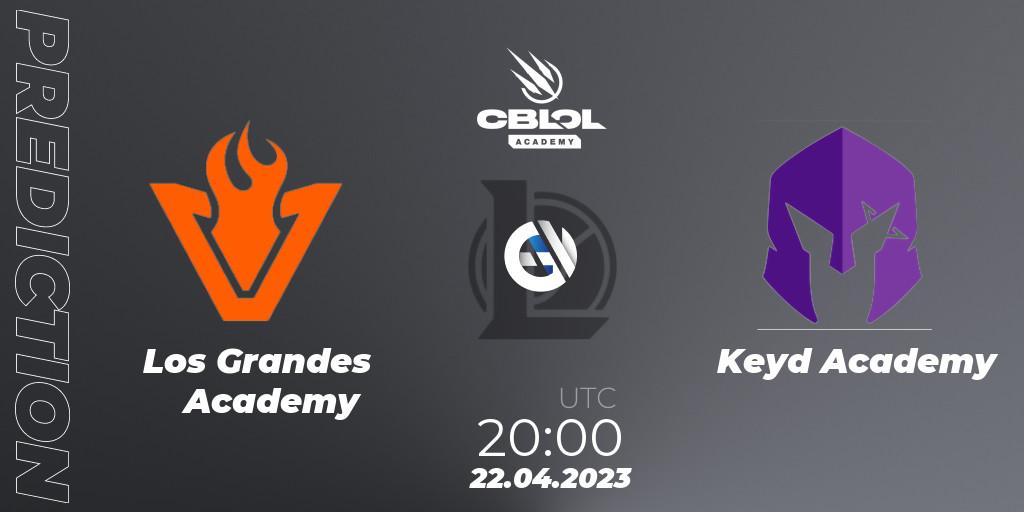 Los Grandes Academy vs Keyd Academy: Match Prediction. 22.04.2023 at 20:00, LoL, CBLOL Academy Split 1 2023