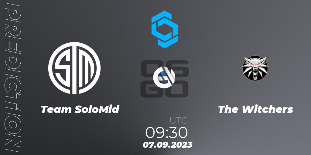 Team SoloMid vs The Witchers: Match Prediction. 07.09.2023 at 09:30, Counter-Strike (CS2), CCT East Europe Series #2: Closed Qualifier