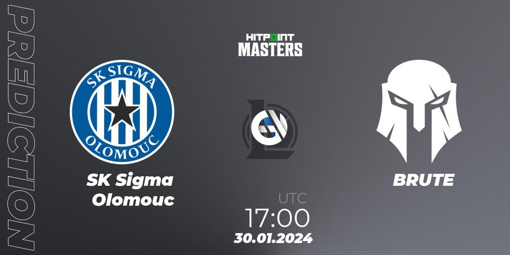 SK Sigma Olomouc vs BRUTE: Match Prediction. 30.01.2024 at 17:00, LoL, Hitpoint Masters Spring 2024