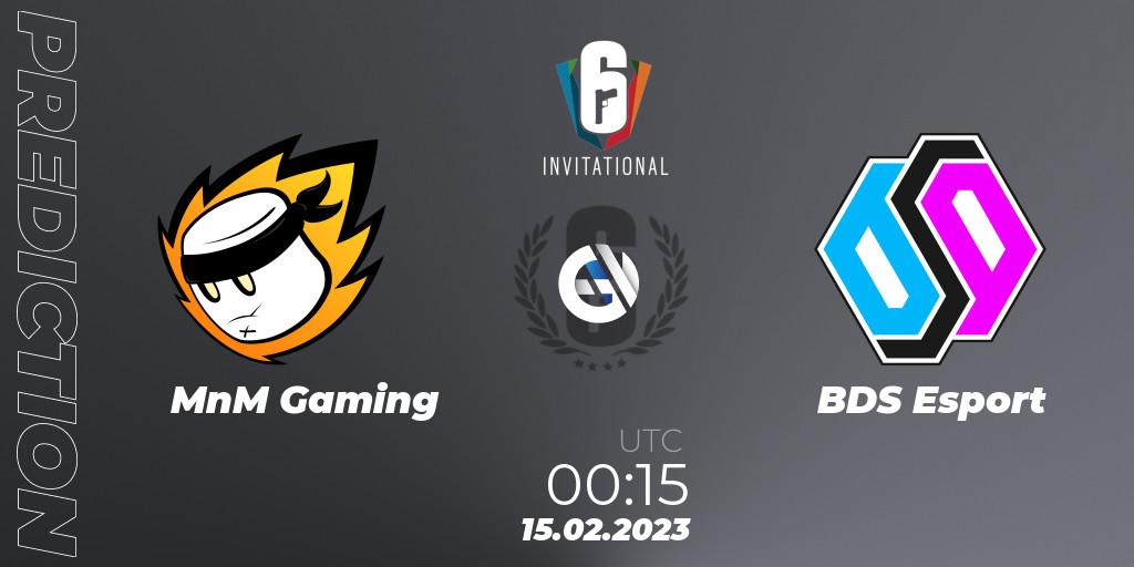 MnM Gaming vs BDS Esport: Match Prediction. 15.02.2023 at 00:15, Rainbow Six, Six Invitational 2023