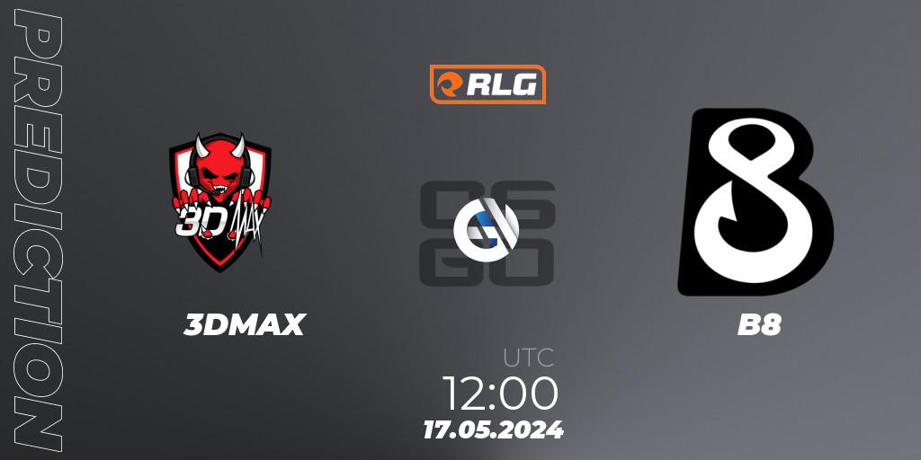 3DMAX vs B8: Match Prediction. 17.05.2024 at 12:00, Counter-Strike (CS2), RES European Series #4